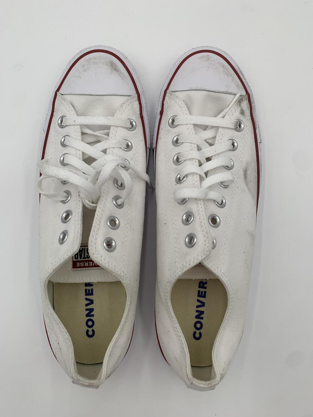 Converse Chuck Taylor All Star Shoes Mens White Low Top Sneakers Size 10 M7652C